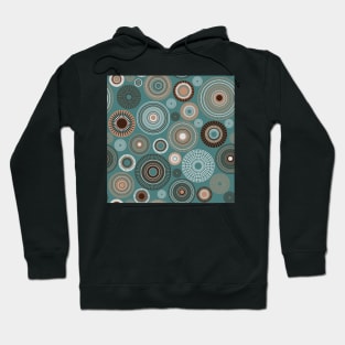 Kopie von Kopie von Kopie von Kopie von Kopie von Kopie von colorful circles | green and coral Hoodie